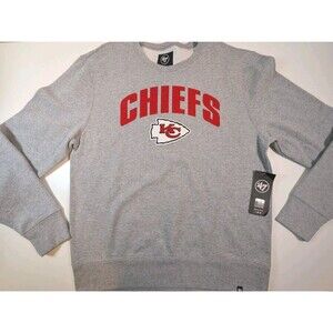 NWT Kansas City Chiefs Mens Sz XXL Crewneck Sweatshirt 47 Retail $70